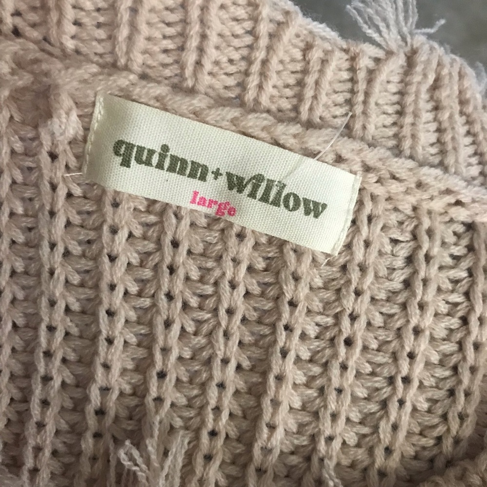 Quinn + Willow | Distressed Multi-Color Sweater - image 2